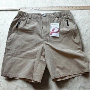 Pudolla Men's Beige Hiking Shorts